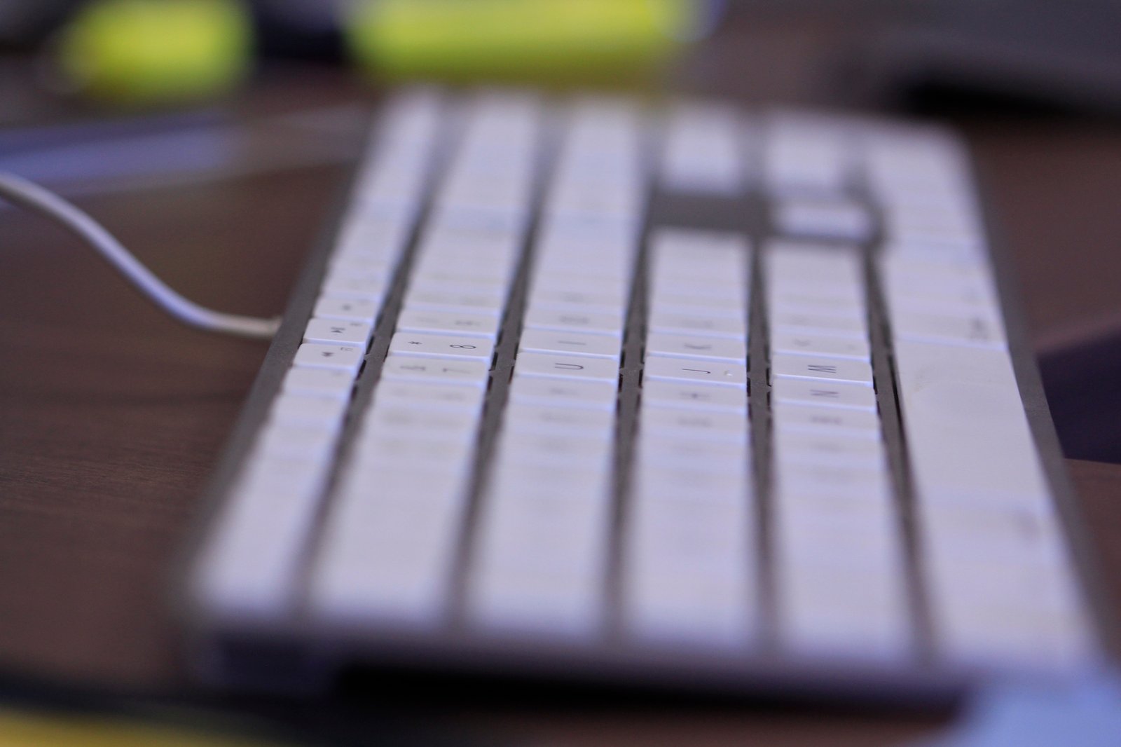 photo of a mac keyboard